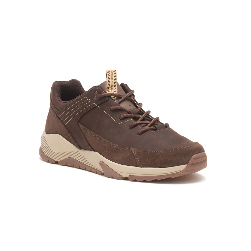 Caterpillar Shoes Online - Caterpillar Transmit Mens Sneakers Coffee (870459-EXM)